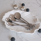 Decorative stainless steel coffee stirring spoons ideal for tea, espresso, cocktails and desserts.