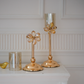 Elegant candle holder set for living room décor