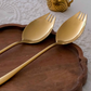 Premium gold stainless steel spork set suitable for everyday dining and special occasions.