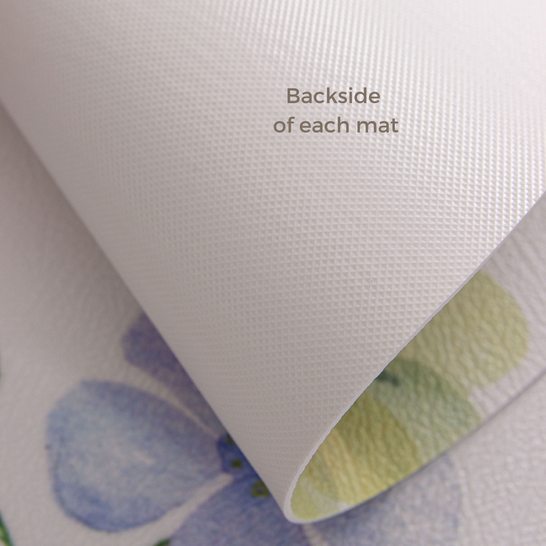 Backside of Placemat