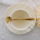 Stainless steel flower spoon for Morning Tea