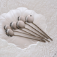 Minimalist stainless steel tea spoon set for modern table settings