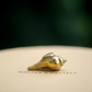 Decorative brass conch shell showpiece for console table and spiritual home decor