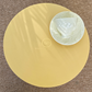 Embossed Cup Saucer in a yellow gift box