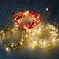 Fairy Lights with Pearls | White | Red - Decor