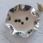 Whites & Pastels hammered silver serving tray set for elegant entertaining.
