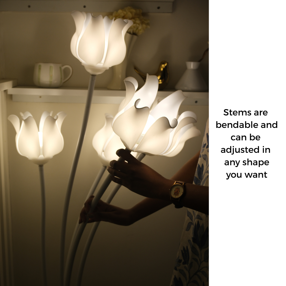 Adjustable Stems Floor Lamp