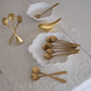 Daisy flower stainless steel spoons perfect for afternoon tea and coffee