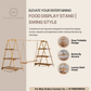 Informative post with details of Food Display Stand