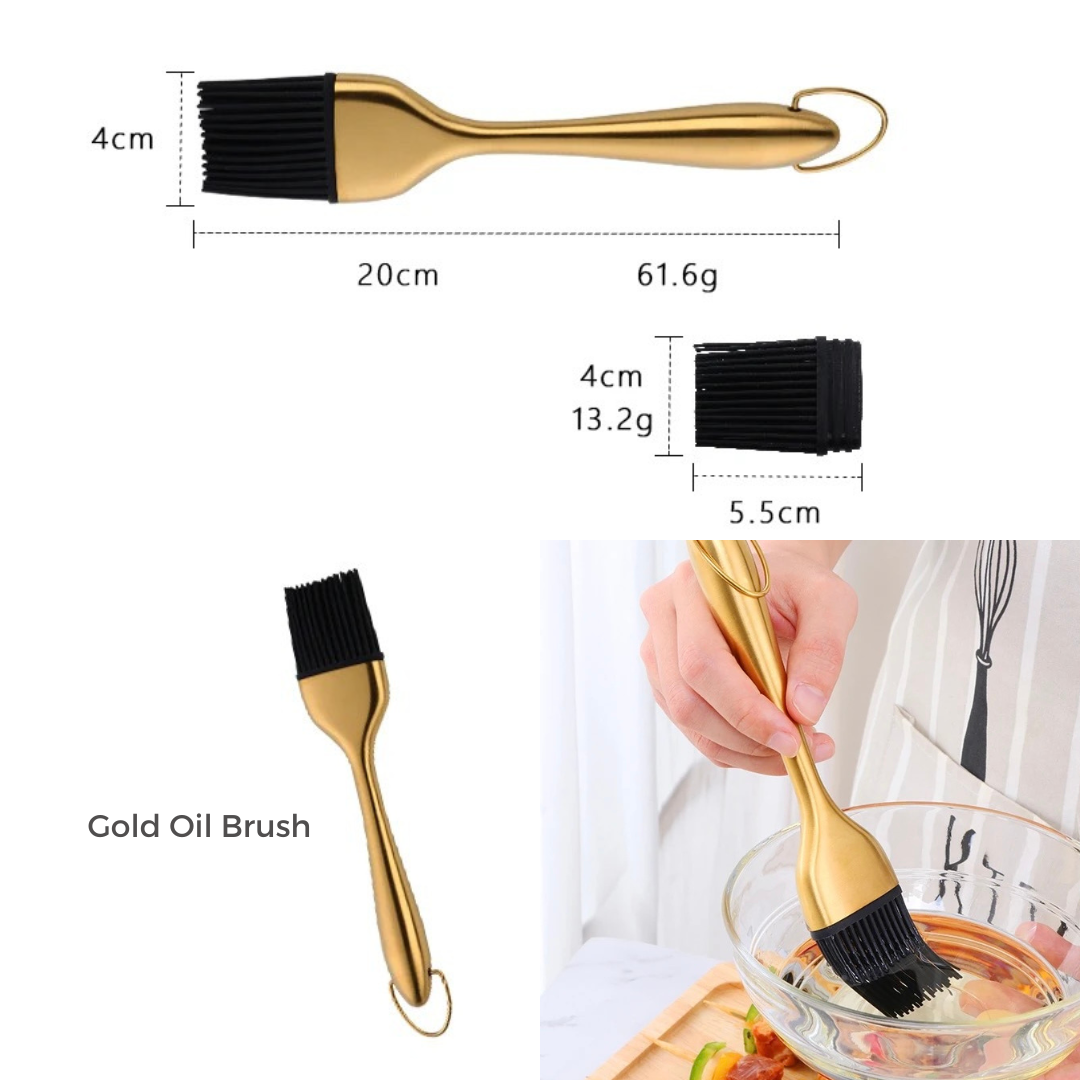 Gold Oil Brush