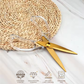 Gold Scissors with Acrylic Handle | Luxury Stainless Steel