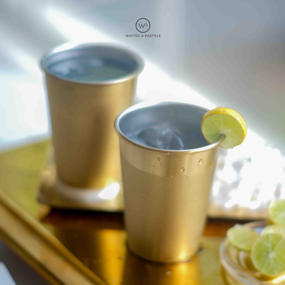 
Food grade stainless steel lassi glass set
