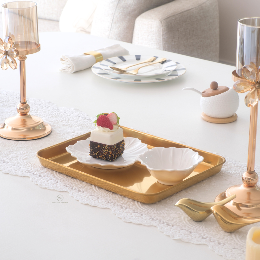 Modern luxury serving tray for Cake table and hosting