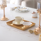 Premium gold serving tray for elegant table styling