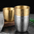 Drink Water Glass Tumbler | Stainless Steel | 2 Sizes | Gold | Silver