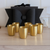 Large Drinking Glass Set of 6 | Matte Gold Stainless Steel Tumbler with Gift Box | 350 ml