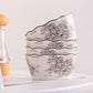 Victorian White Ceramic Pasta and Soup Bowl