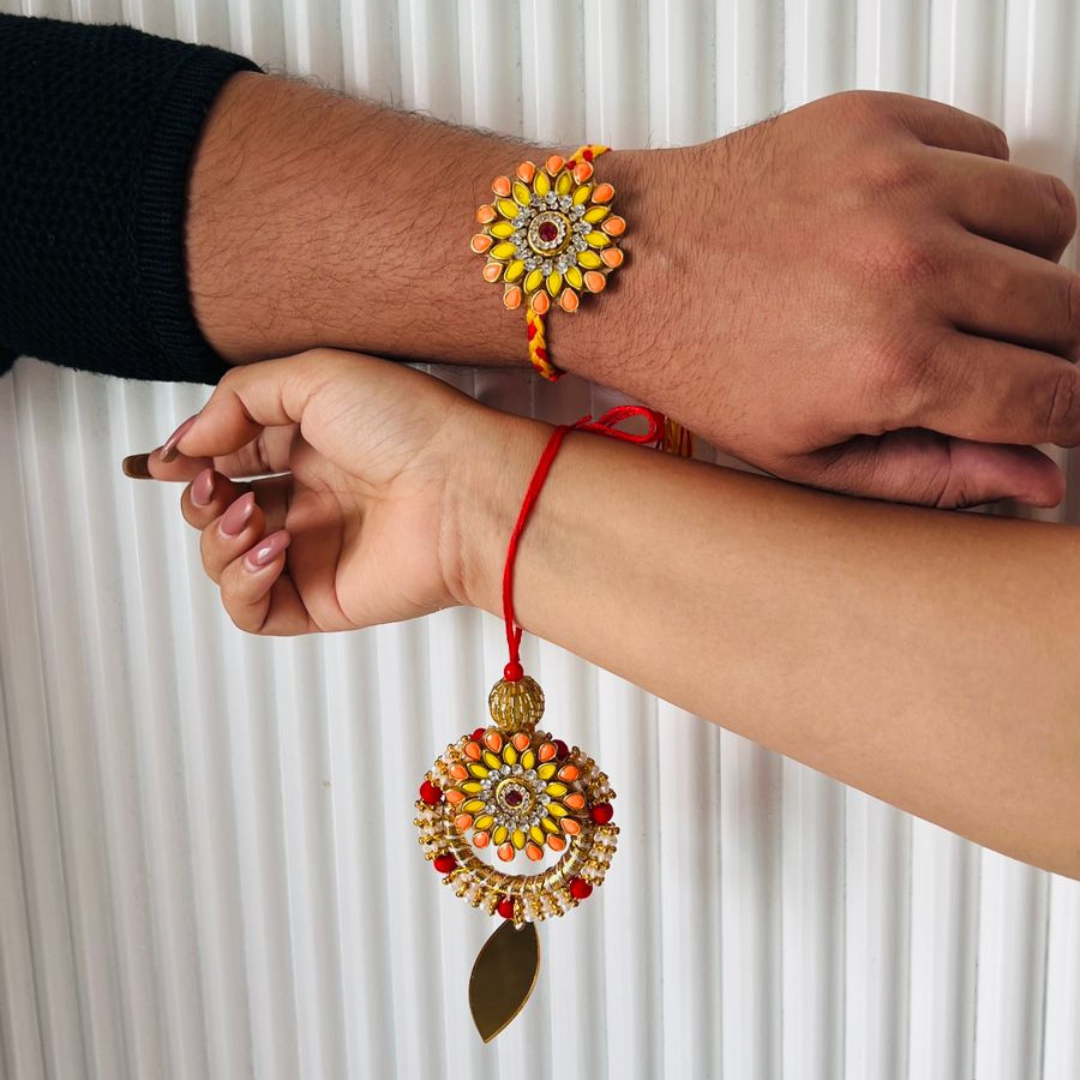 Rakhi with beads Hanging