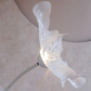 Artistic flower lamp for bedroom and lounge lighting.