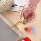 Gold Scissors with Acrylic Handle | Luxury Stainless Steel