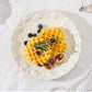 European Embossed Snack Plate | 8 inch| Ivory