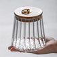Borosilicate Glass Fluted Snack Glass Jars - Straight