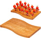 Wooden Skewer Board with 50 Picks