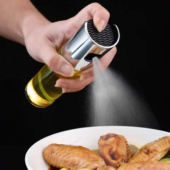 Glass Oil Dispenser Spray Bottle - BPA-Free, 100ml Capacity