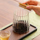 Borosilicate Glass Fluted Snack Glass Jars - Straight