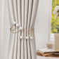 Curtain Accessory - Golden Ring Curtain Tieback with 6 Pearls
