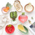 Vegetable Ceramic Snack Bowls - Peanut, Onion, Turnip