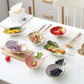Vegetable Ceramic Snack Bowls - Peanut, Onion, Turnip