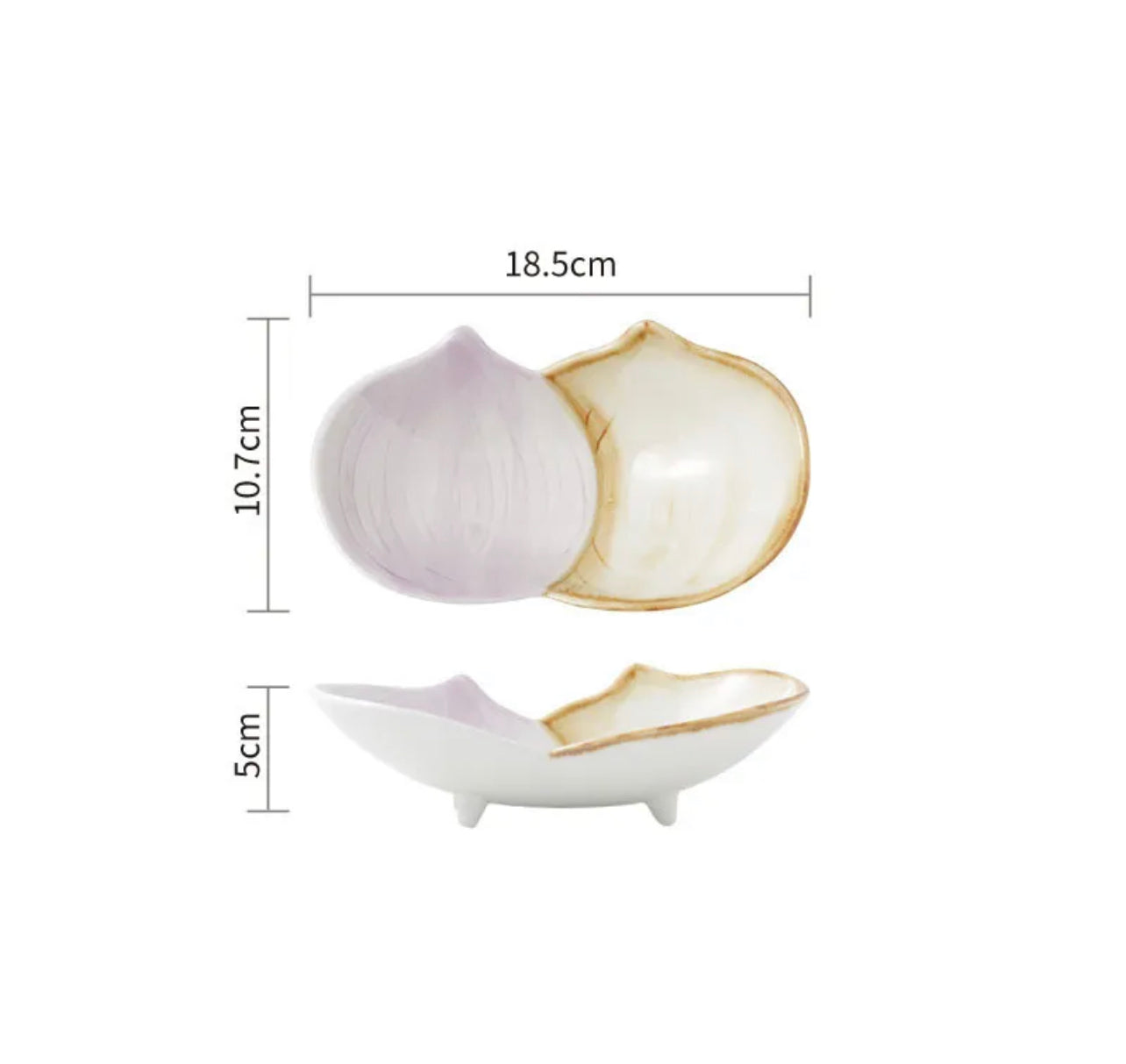 Vegetable Ceramic Snack Bowls - Peanut, Onion, Turnip