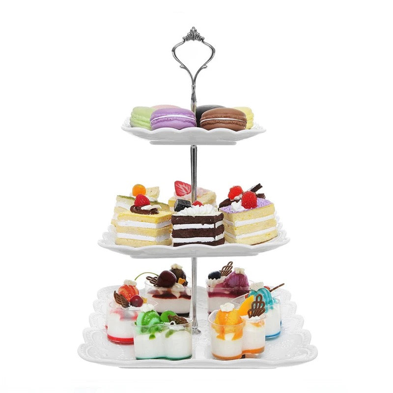 3-Tier Ceramic Cupcake Holder and Serving Platter