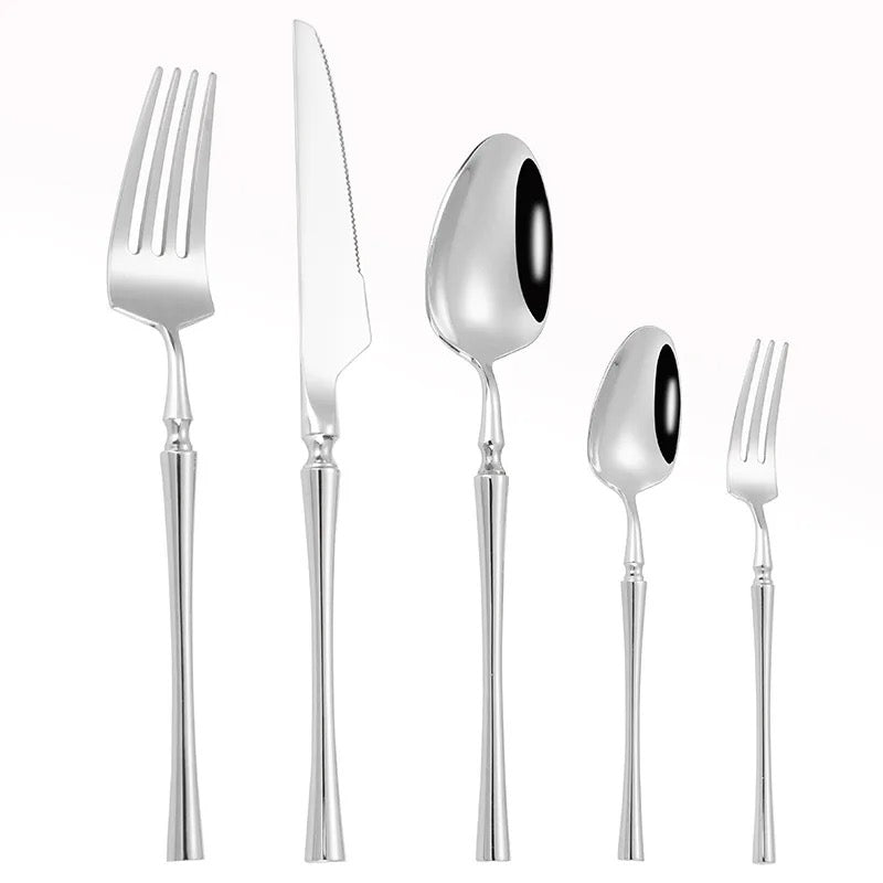 Luxury Dining Cutlery - Silver