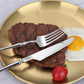 24-piece Luxury Fine-Dine Stainless Steel Cutlery - Gold or Silver option