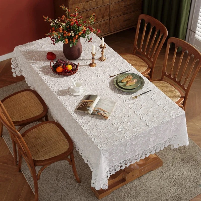 Dining Tablecover - European Full Embroidery & Patch Work