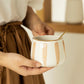 Nordic Style Porcelain Coffee Mug - Pastel Pink