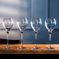 Premium Set of 2 Wine Glasses with Gold Accents - 420ml