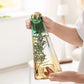 Carafe Luxury Set with 4 Glasses - Green & Yellow Shaded