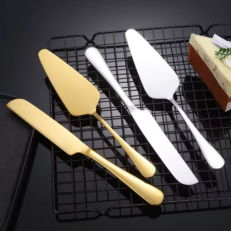 Cake Shovel and Knife Set - Gold, Silver & Rose Gold option