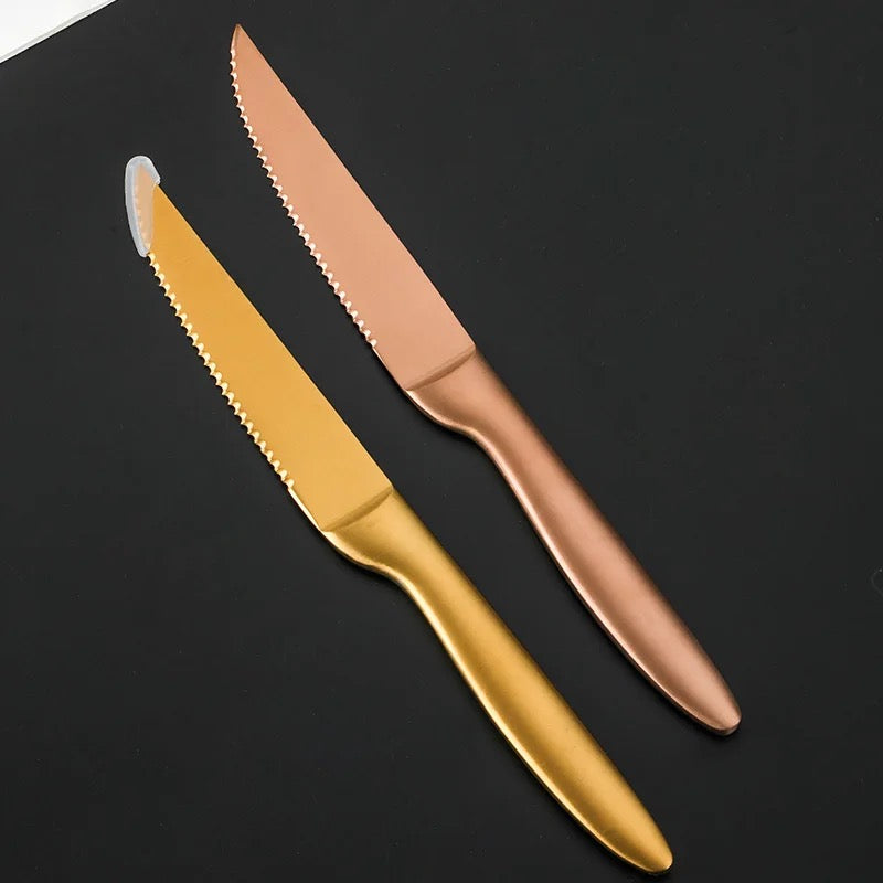 Gold Stainless Steel Knife