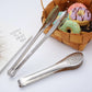 Small Serving Tongs – Luxury Stainless Steel - Gold & Silver