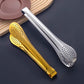 Small Serving Tongs – Luxury Stainless Steel - Gold & Silver