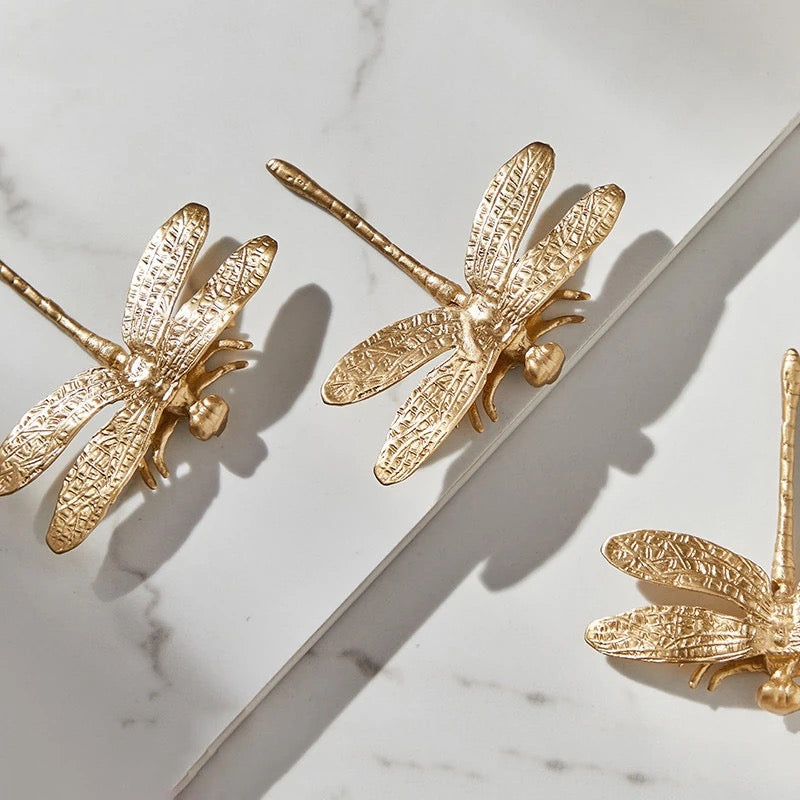 Decor Ornament - Brass Dragonfly Luxury