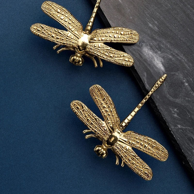 Decor Ornament - Brass Dragonfly Luxury