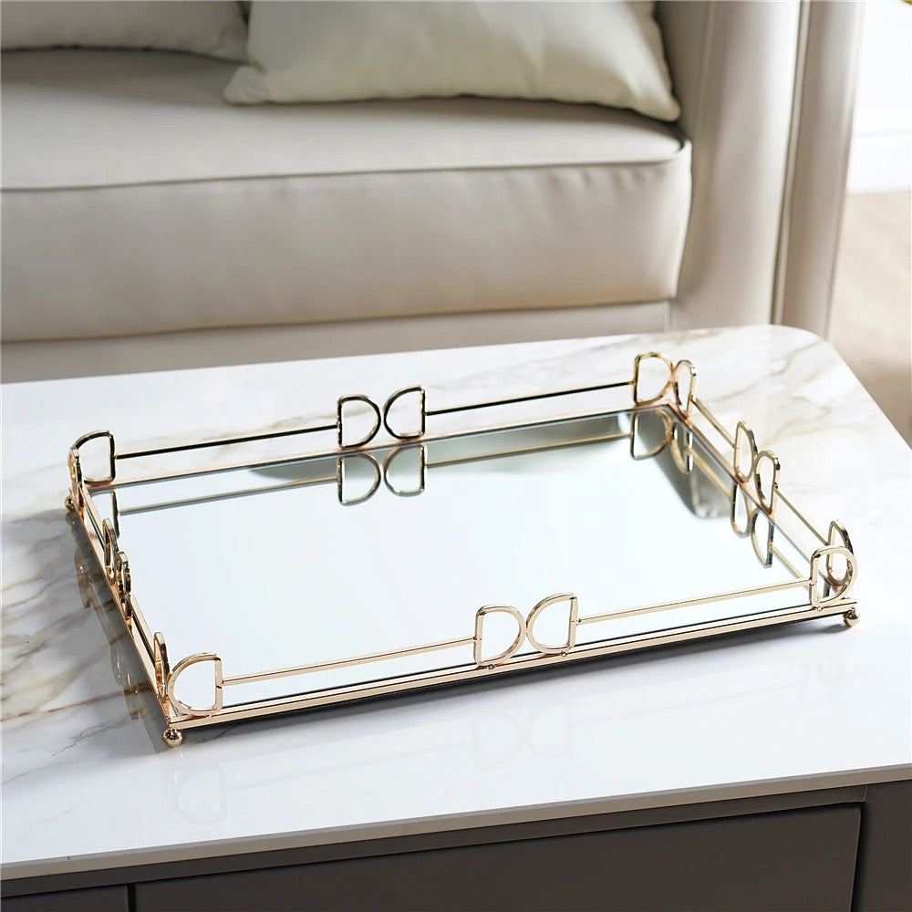 Luxury Metal Tray - 14 inch