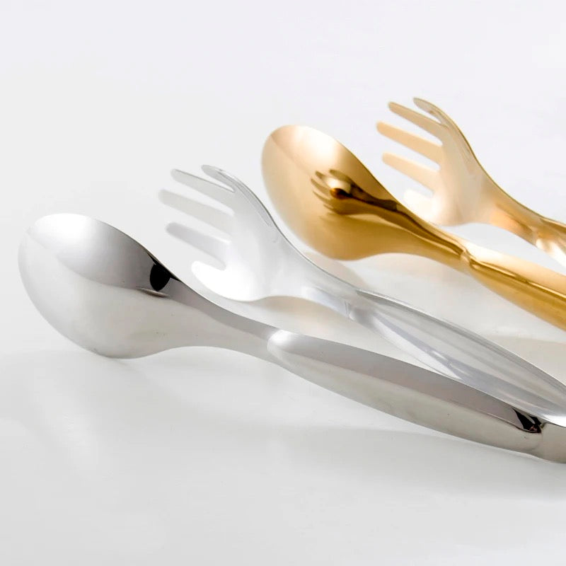 Salad & Noodle Tong - Gold Stainless Steel- Elegant Dining Essential