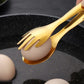 Salad & Noodle Tong - Gold Stainless Steel- Elegant Dining Essential