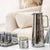 Luxury Grey Glass Jug Set with 4 or 6 Drinking Glasses